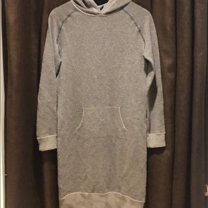90%wool 10% Cashmere hoodies dress